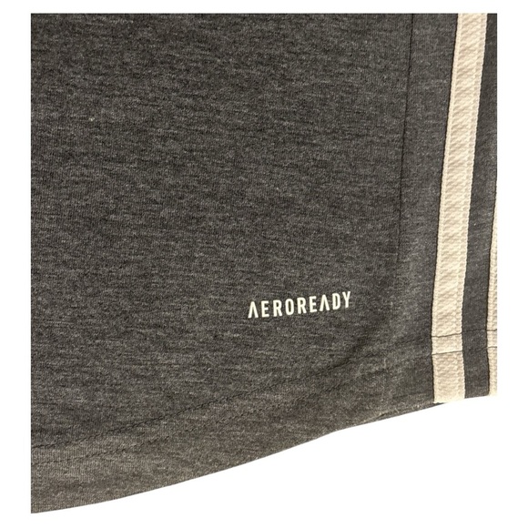 ADIDAS AEROREADY Sleveeless Tank Top M Gray Athletic Tee Lightweight&Breatheable - Picture 4 of 5